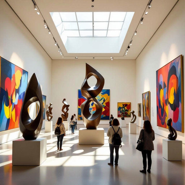 University Art Museum - AI Generated Art gallery