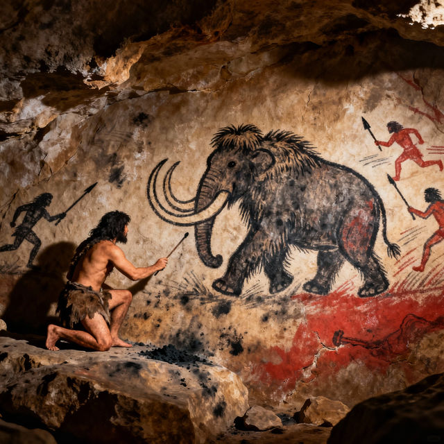 Caveman Drawings - Made With AI gallery