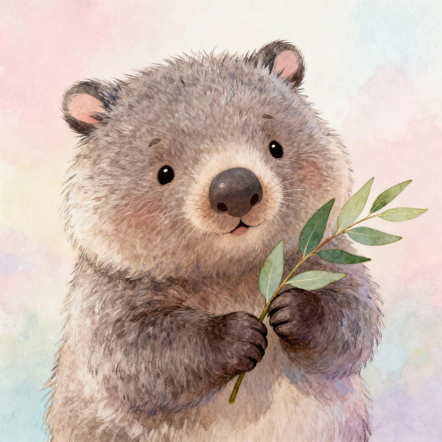 Wombat Drawings - AI Generated Art gallery