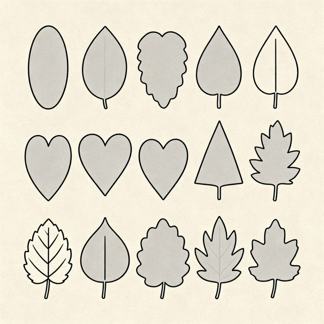 Easy Leaves Drawings - Made With AI gallery
