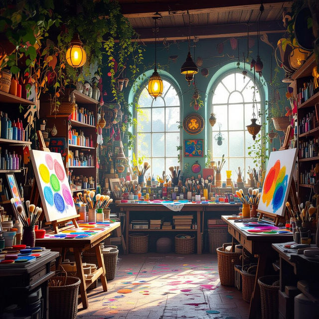 Art Supplies Store - AI Generated gallery