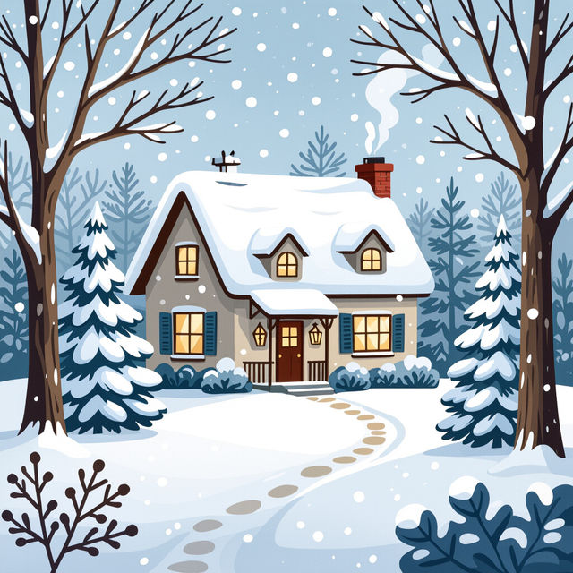 Winter Images Clipart - AI Generated gallery