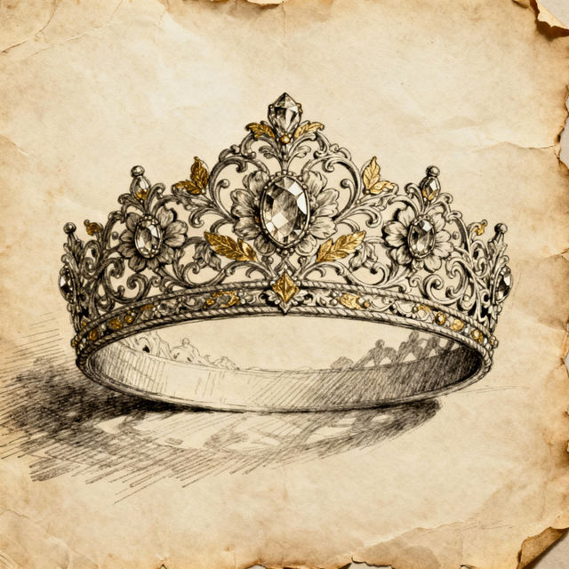 Crown Drawings - AI Generated Art gallery