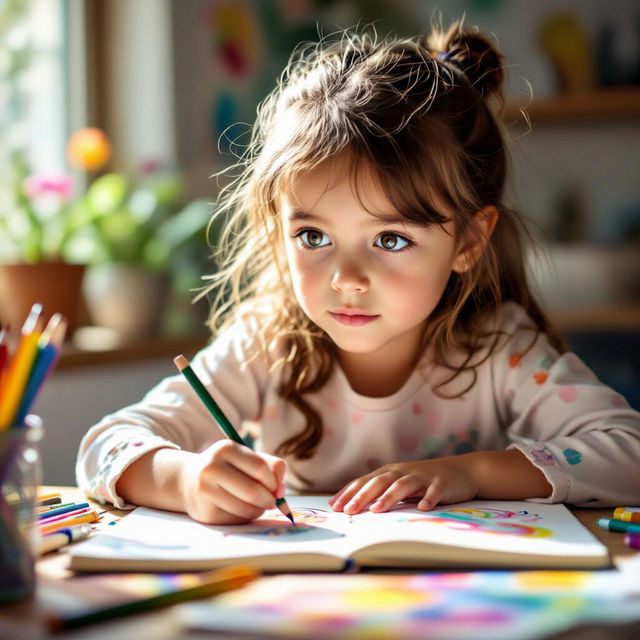 Girls Drawing - AI Art gallery