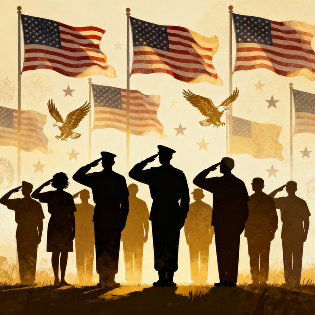 Veterans Day Drawings - Created with AI gallery