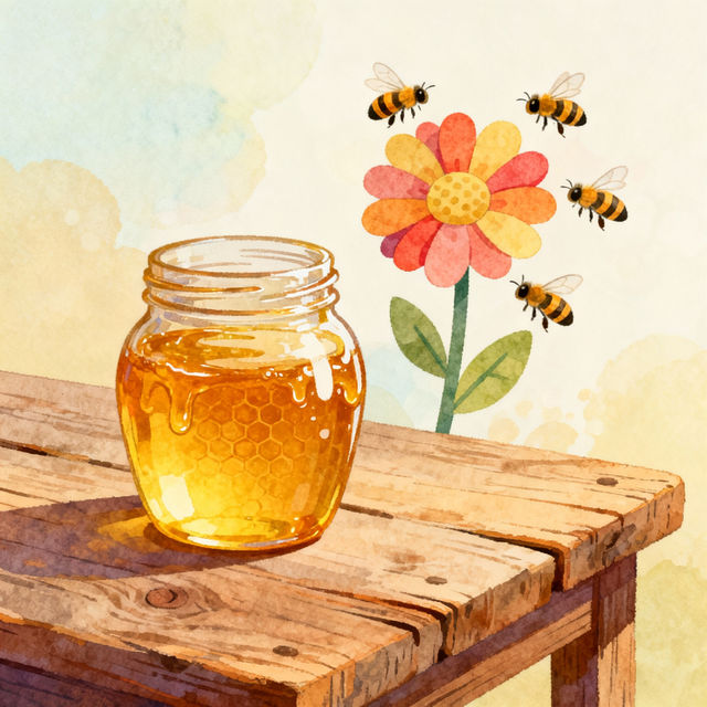 Honey Jar Drawing gallery