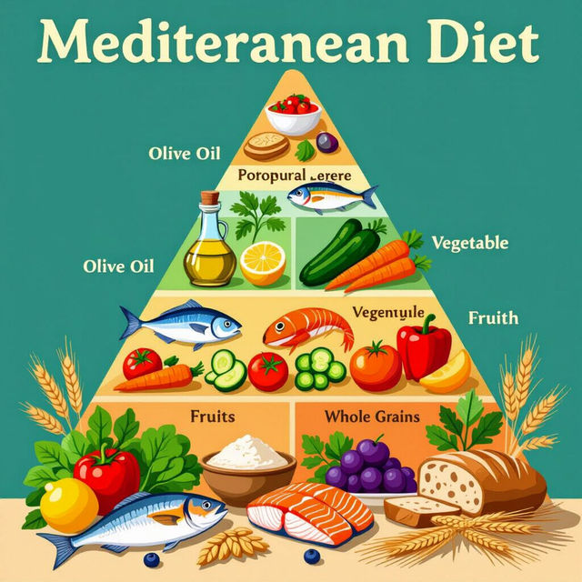 Mediterranean Diet Pyramid Images gallery