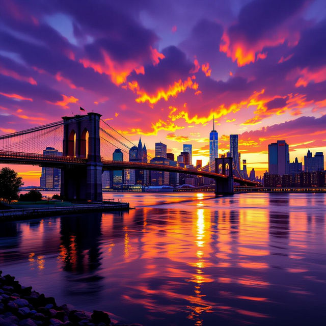 Brooklyn Bridge Pictures - AI Generated gallery