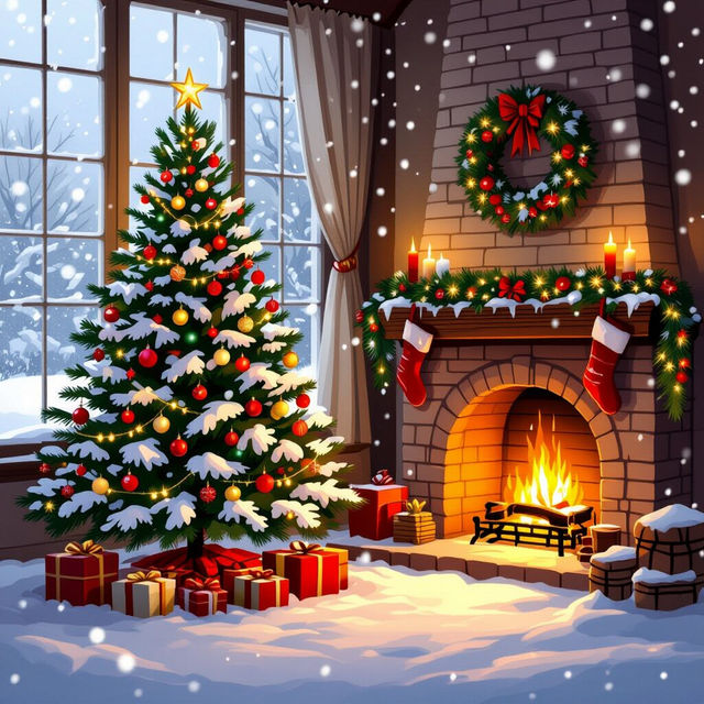 Christmas Themed Wallpaper gallery