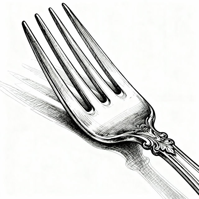 Fork Drawings - Made With AI gallery