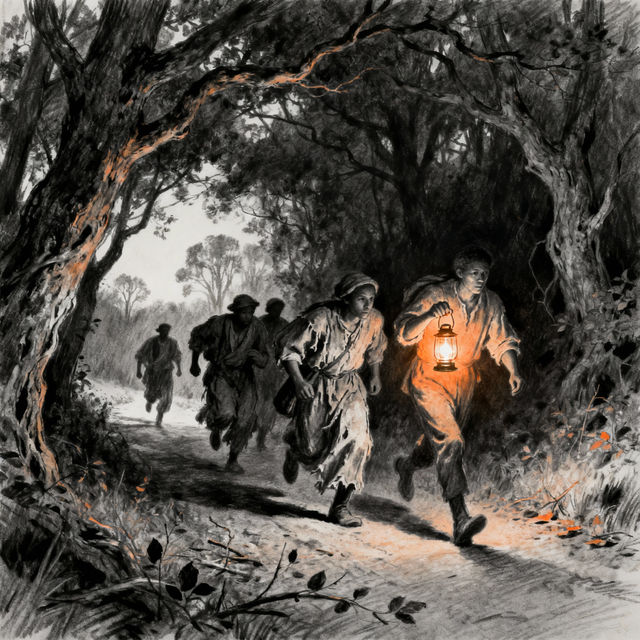 Underground Railroad Drawings - Made With AI gallery