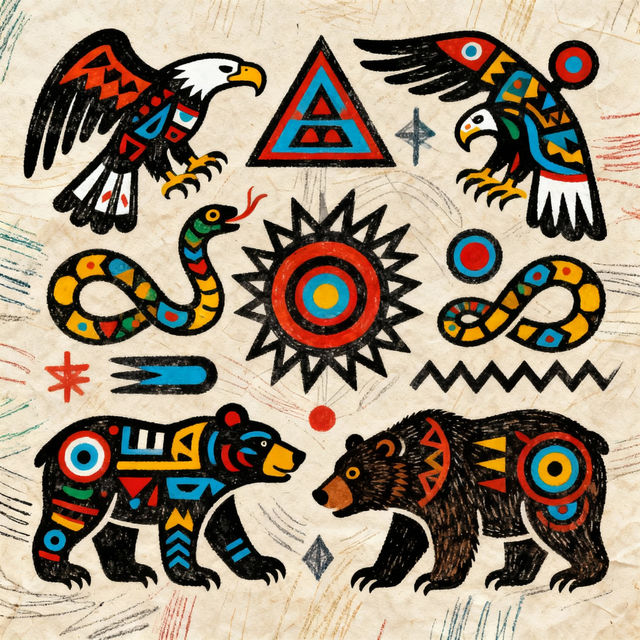 Indigenous Drawing Art gallery