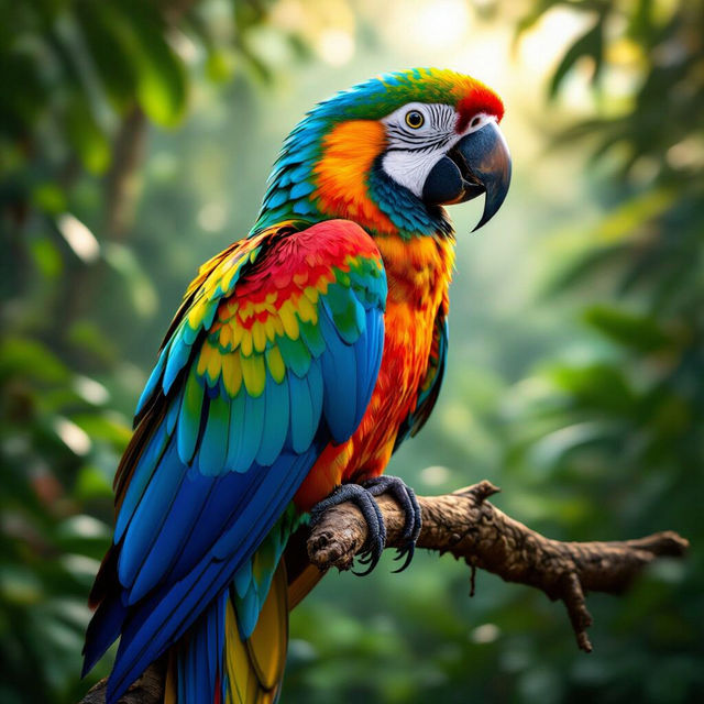 Parrot Art - Created With AI gallery