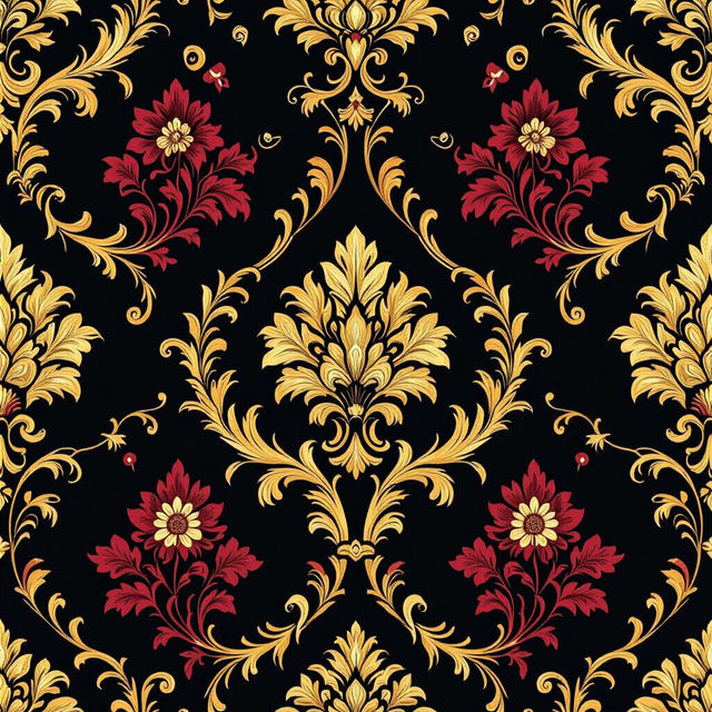 Baroque Wallpaper - AI Generated Designs gallery