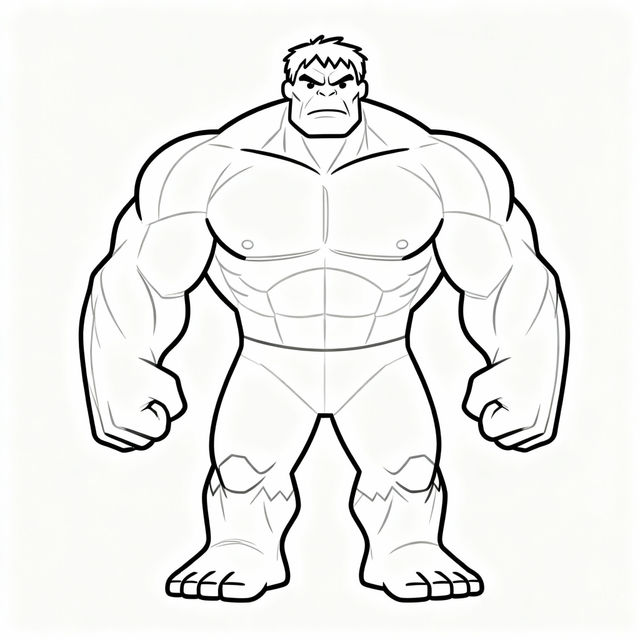 Hulk Drawing Easy gallery