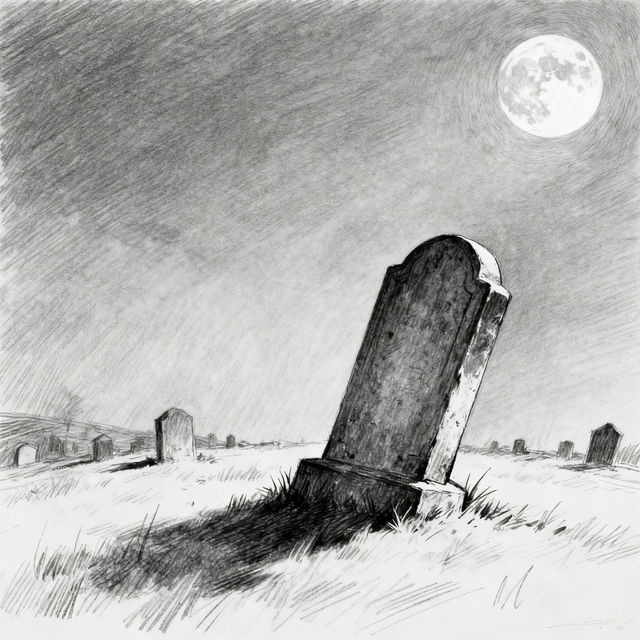 Graveyard Drawings - Easy AI Art gallery
