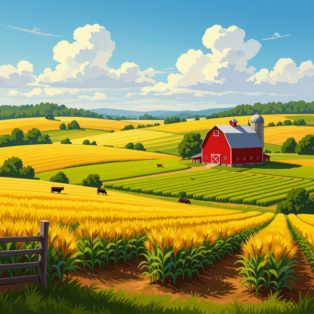 Pictures of Farms - AI Generated gallery