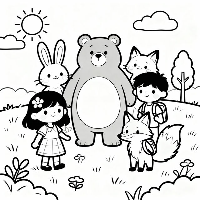 Kids Pictures To Color gallery