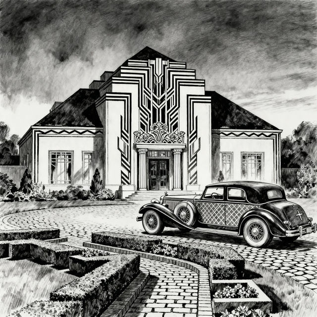 The Great Gatsby Drawings - AI Art gallery