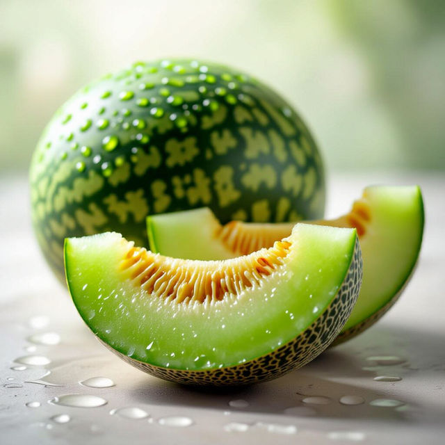 Picture Of A Ripe Honeydew Melon gallery