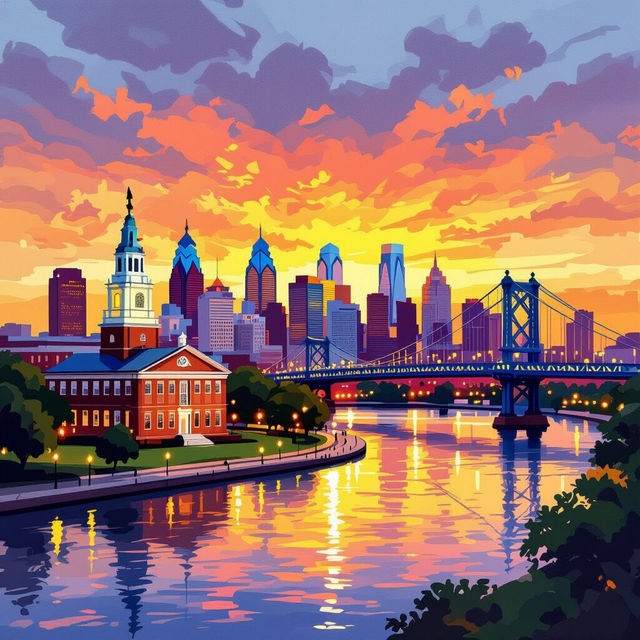 Philadelphia Wall Art - AI Generated gallery