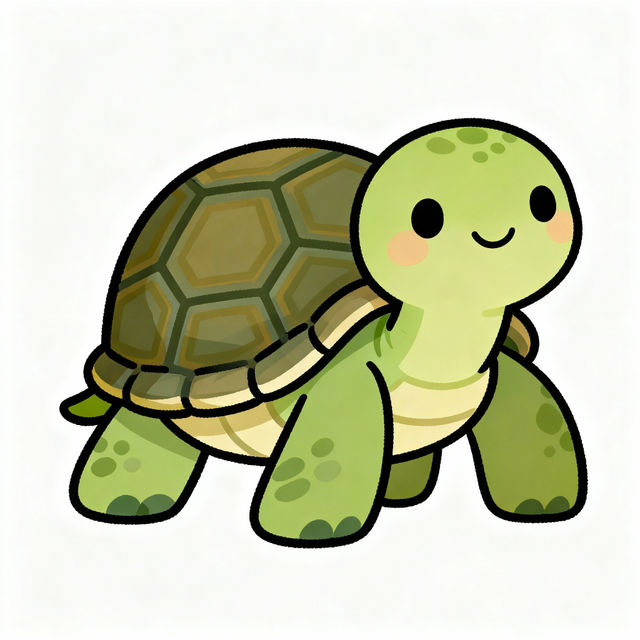 Easy Drawing Of A Turtle gallery