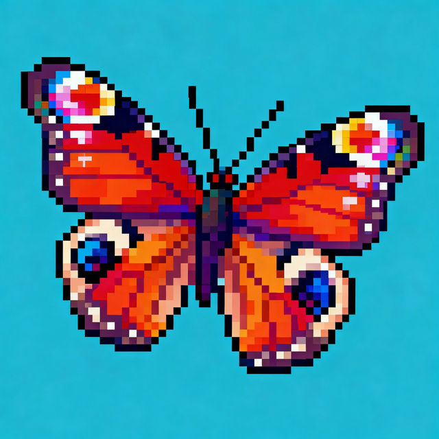 Butterfly Pixel Art gallery