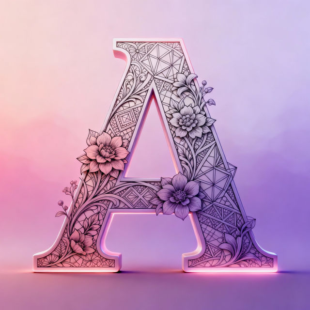 Alphabet Art - AI Generated Letters gallery