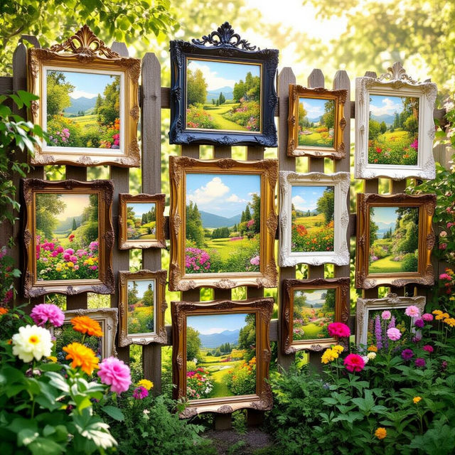 Picture Frame Fence Designs gallery