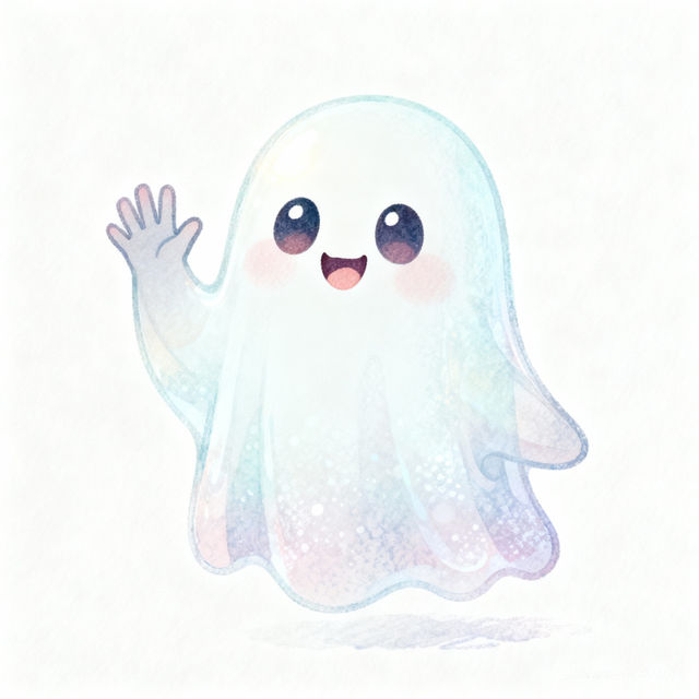 Cartoon Ghost Drawings gallery