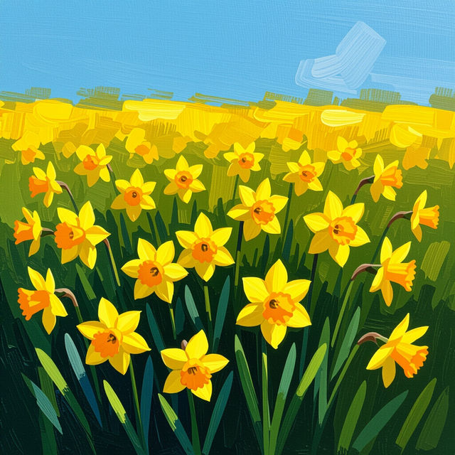 Daffodil Art - Created with AI gallery