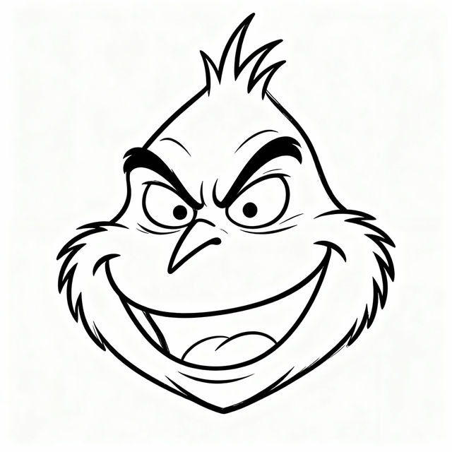 Easy Grinch Drawing gallery