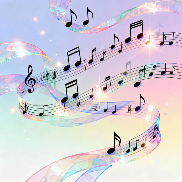 Drawing Of Music Notes gallery