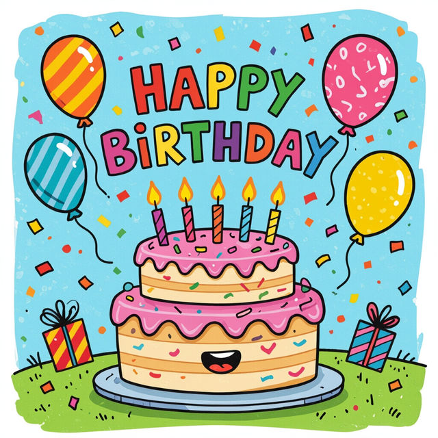 Birthday Drawings - Made With AI gallery