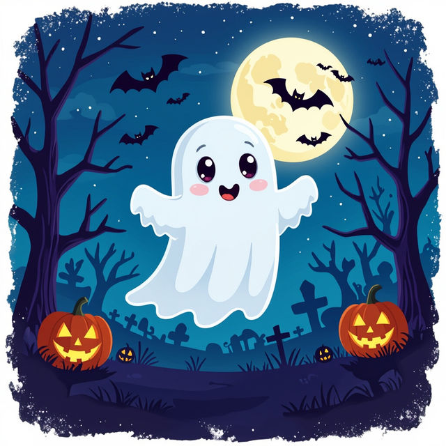 Halloween Ghost Wallpapers - AI Generated gallery