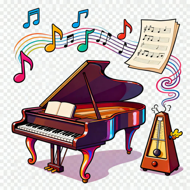Piano Clip Art gallery