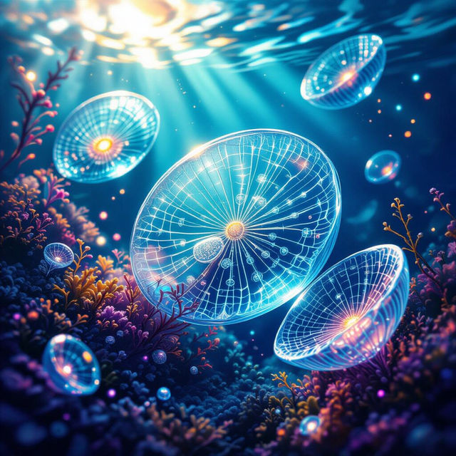 Diatom Art - Created with AI gallery