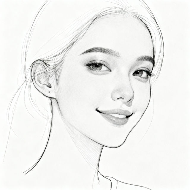 Easy Girl Face Drawings gallery
