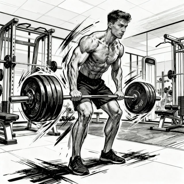 Gym Drawings - Created With AI gallery