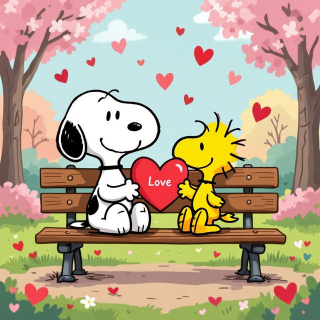 Snoopy Valentine Images - Made With AI gallery