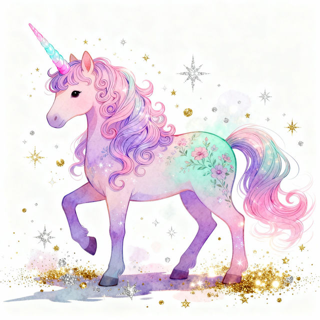 Drawing Of Unicorn gallery