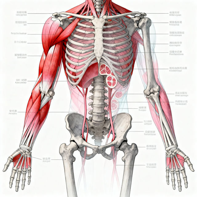 Body Structure Drawings - AI Generated gallery