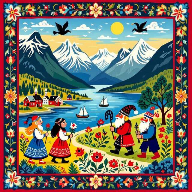 Norwegian Folk Art gallery