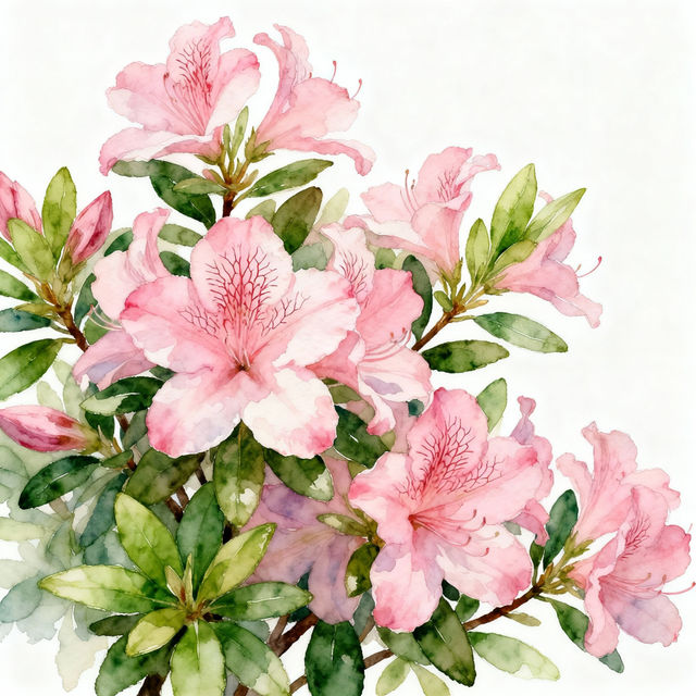 Azalea Drawings - AI Generated gallery
