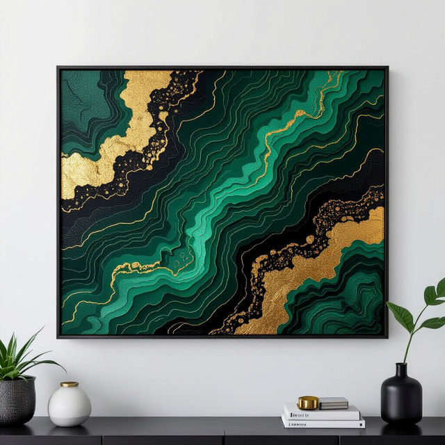 Dark Green Wall Art gallery