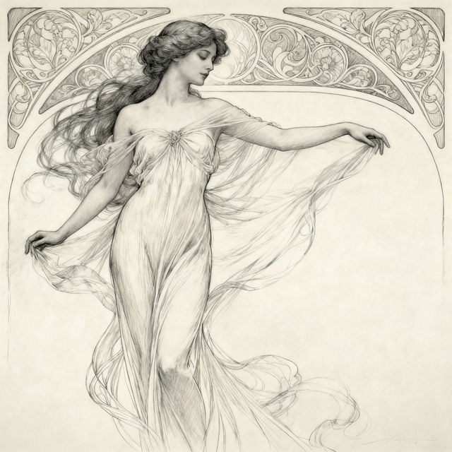 Girl Body Drawings - AI Generated Art gallery