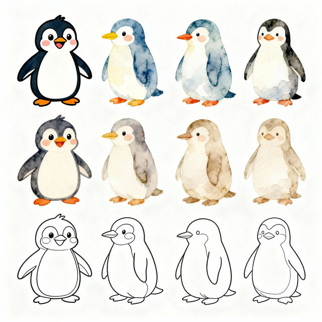 Penguin Clip Art gallery