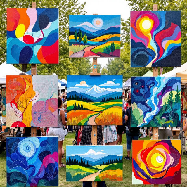 Boise Art In The Park - AI Creations gallery