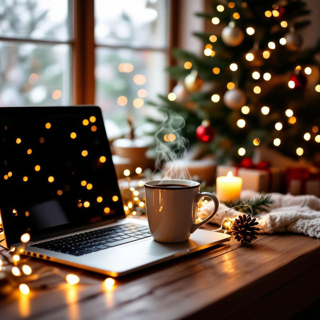Aesthetic Christmas Laptop Wallpaper gallery