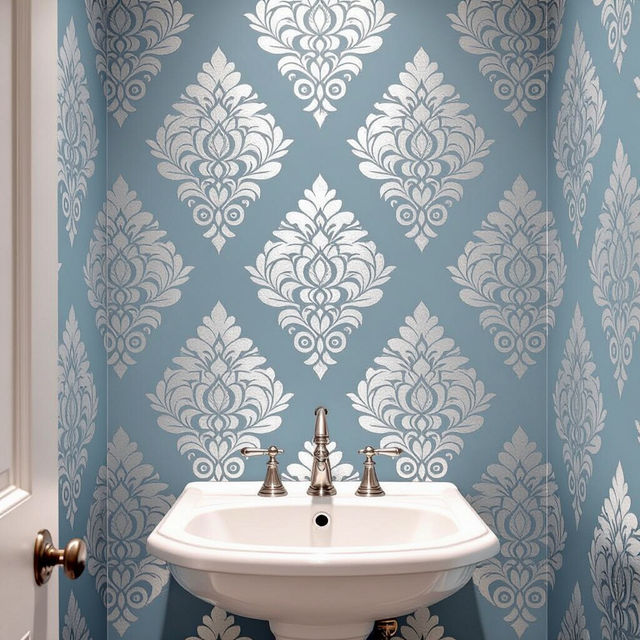 Half Bath Wallpaper gallery